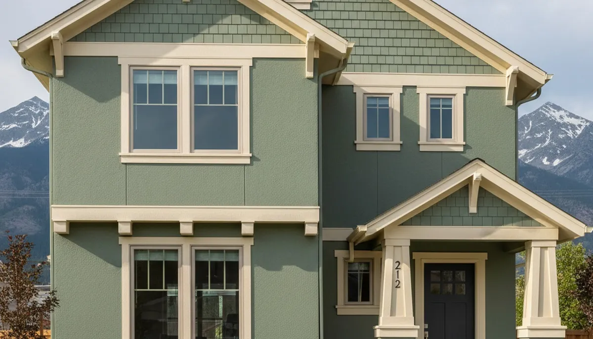 Fresh exterior house painting in Salt Lake City UT with smooth, durable finish built for mountain weather