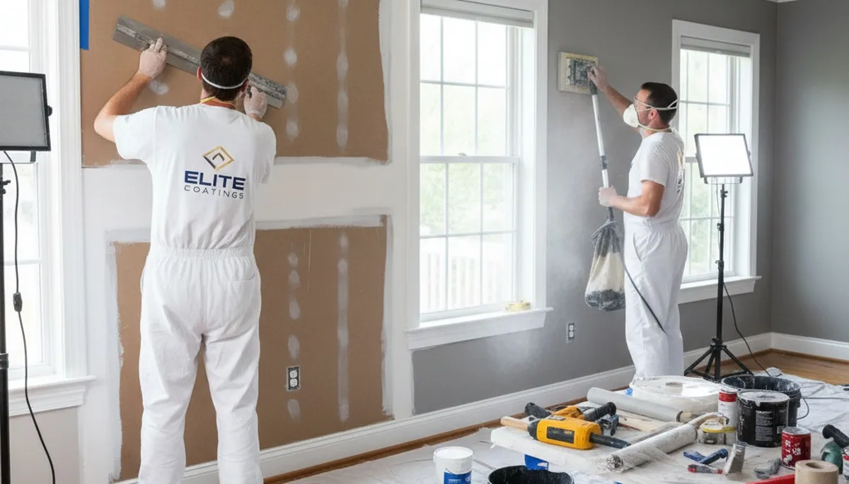 Professional drywall repair and wall restoration in Salt Lake City UT home interior
