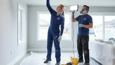 Professional drywall repair and wall restoration in Salt Lake City, UT home interior