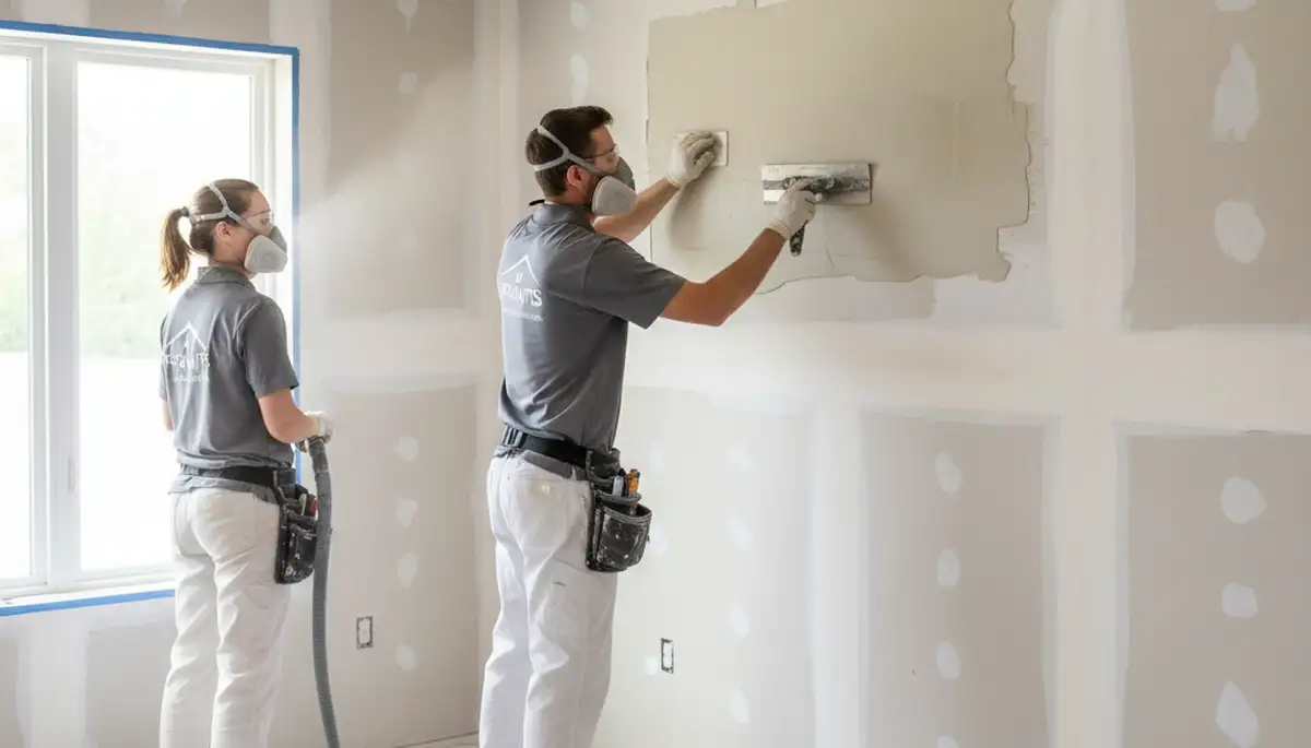 Professional drywall repair and wall restoration in Salt Lake City, UT home interior