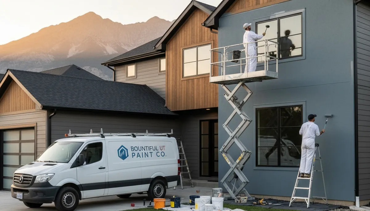 Professional house painters in Salt Lake City UT providing expert exterior home painting services