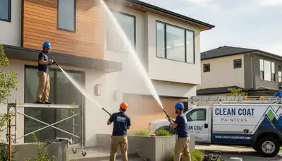 Professional pressure cleaning for home exterior in Salt Lake City, UT by local house painting experts